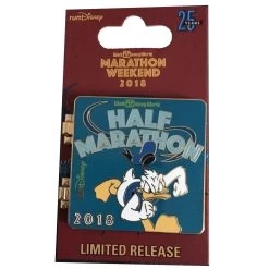 Disney Pin - 2018 Marathon Weekend - Donald Duck Half Marathon