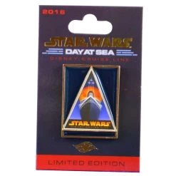 Disney Pin - Disney Cruise Line - Star Wars Day At Sea - Triangle Ship Poster