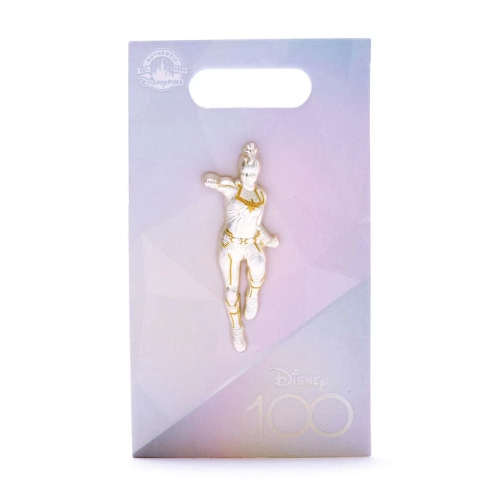 Disney Pin - Disney100 Celebration Platinum Captain Marvel - Image 2