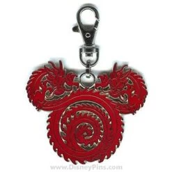 Disney Lanyard Medal - Mickey Icon - Dragon