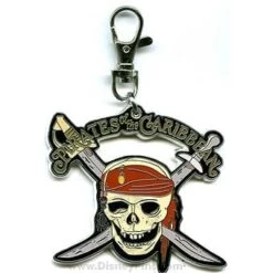 Disney Lanyard Medal - Pirates Of The Caribbean - Skull Logo