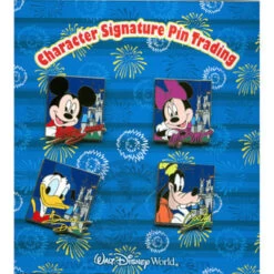 Disney Booster Pin Pack - Character Autographs And Cinderella Castle