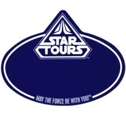 Disney Name Tag ID - Star Wars Weekends 2012 Star Tours Logo - Blue