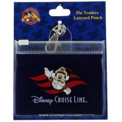 Disney Lanyard Pouch - Captain Mickey - Disney Cruise Line