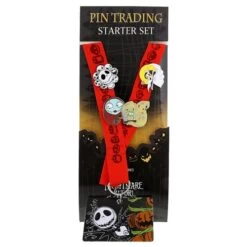 Disney Pin Starter Set - Nightmare Before Christmas - Red Lanyard