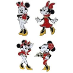 Disney Booster Pin Set - Minnie Fierce Booster Set - 4 Pins
