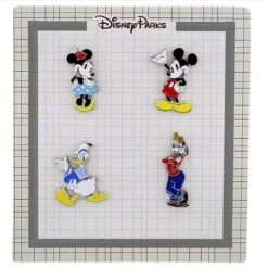 Disney 4 Pin Booster Set - Classic Mickey And Friends Characters