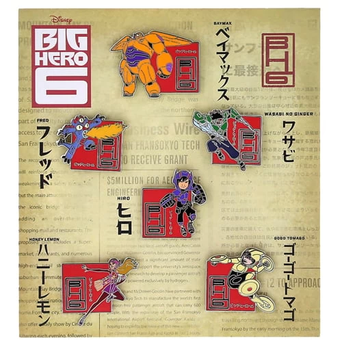 Disney 6 Pin Booster Set - Big Hero 6