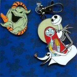 Disney Lanyard Medal And Pin Set - Nightmare Before Christmas