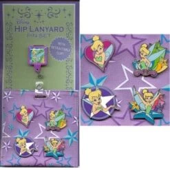 Disney Hip Lanyard Pin Starter Set - Tinker Bell