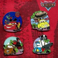 Disney Hip Lanyard Pin Starter Set - Pixar Cars