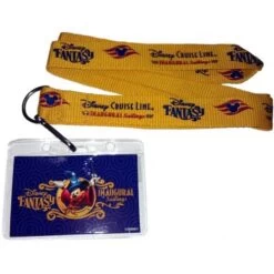 Disney Lanyard - Disney FANTASY - Cruise Line Inaugural Sailing