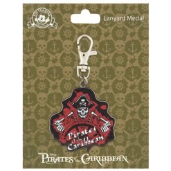 Disney Lanyard Medal - Pirates Of The Caribbean - At The Wheel