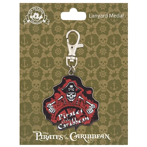 Disney Lanyard Medal - Pirates Of The Caribbean - At The Wheel