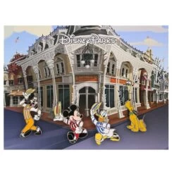Disney 4 Pin Booster Set - Dapper Characters - Mickey Mouse & Friends