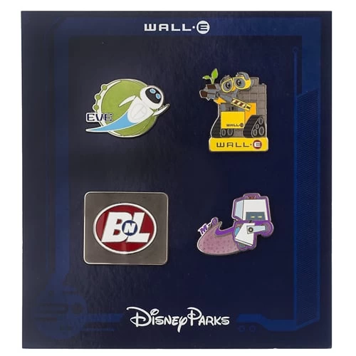Disney 4 Pin Booster Set - Wall-E And Eve