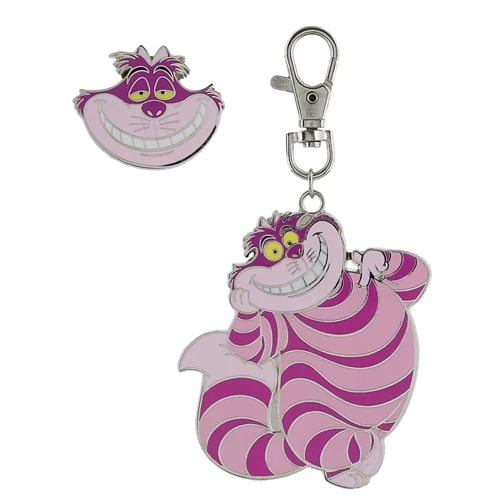 Disney Lanyard Medal And Pin Set - Cheshire Cat