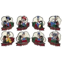 Disney Mystery Pin Set - Imagination Gala - Character Train - Complete