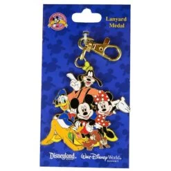Disney Lanyard Medal - Mickey Mouse And Friends With Chip & Dale