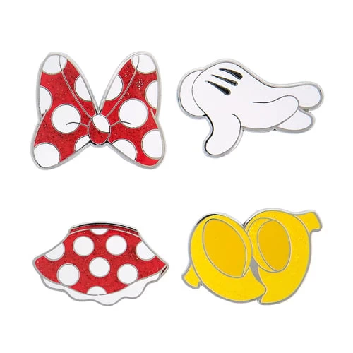 Disney 4 Pin Set - Minnie Mouse Icons