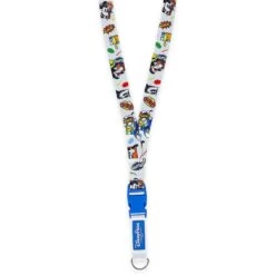 Disney Pin Lanyard - Reversible Comic Mickey And Friends