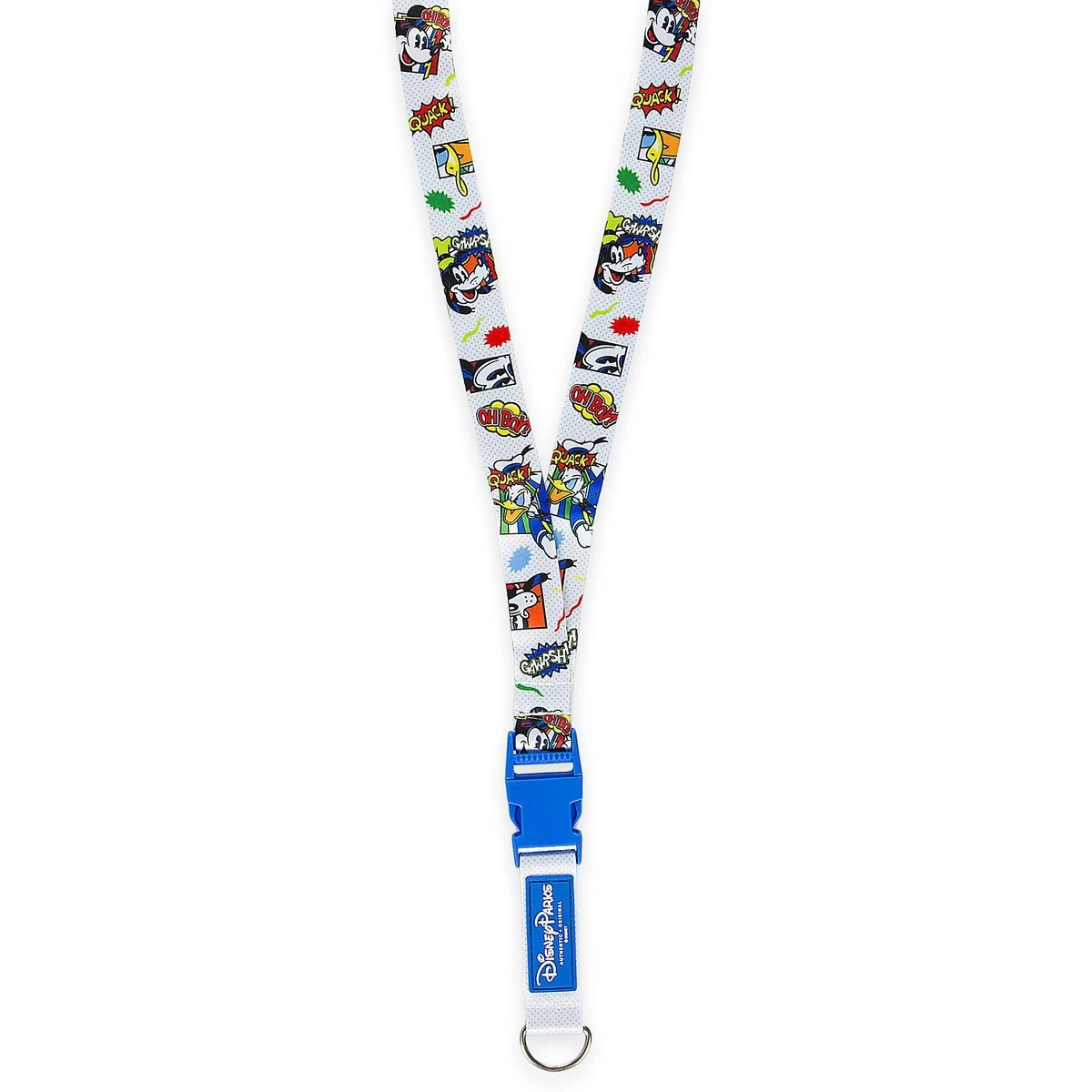 Disney Pin Lanyard - Reversible Comic Mickey And Friends