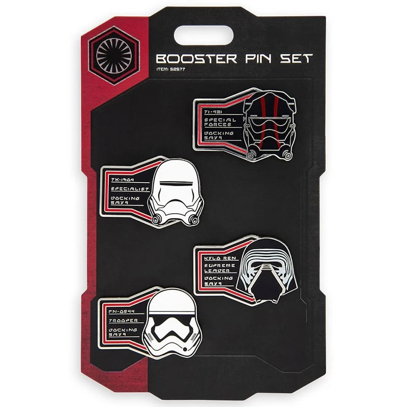 Disney Four Pin Booster Set - Star Wars Galaxy's Edge - First Order - Image 2