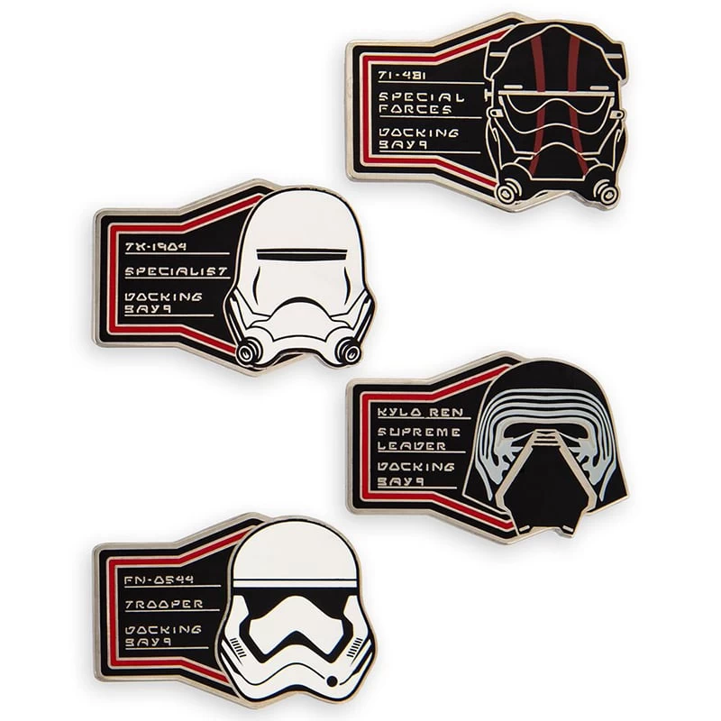 Disney Four Pin Booster Set - Star Wars Galaxy's Edge - First Order