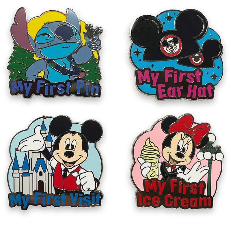 Disney Pin Trading Starter Set - Mickey Mouse And Friends - My First