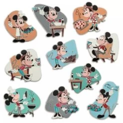 Disney Mystery Pin Set - Mickey And Minnie - EPCOT Food & Wine Festival